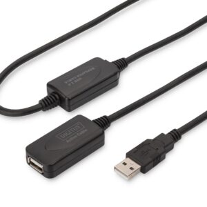 Kabel DIGITUS  DA-73102 (USB   ; 20m; czarny)