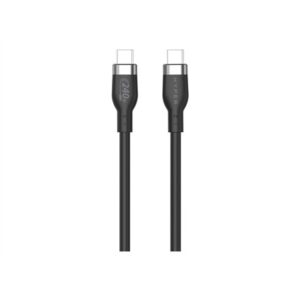1M USB-C CHARGING CABLE BLAC/K SILICONE 240W