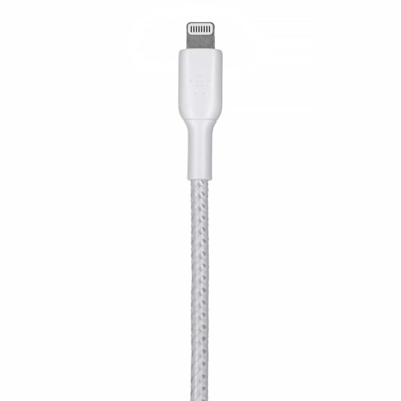 Kabel Belkin BoostCharge Braided Lightning to USB-A Cable 2m oplot White
