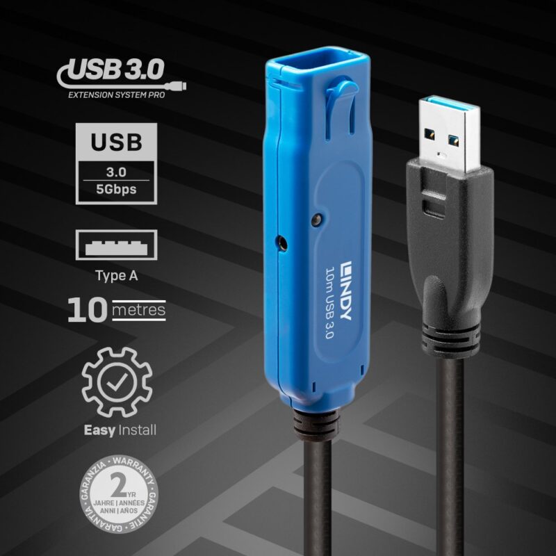 CABLE USB3 EXTENSION 10M/43157 LINDY