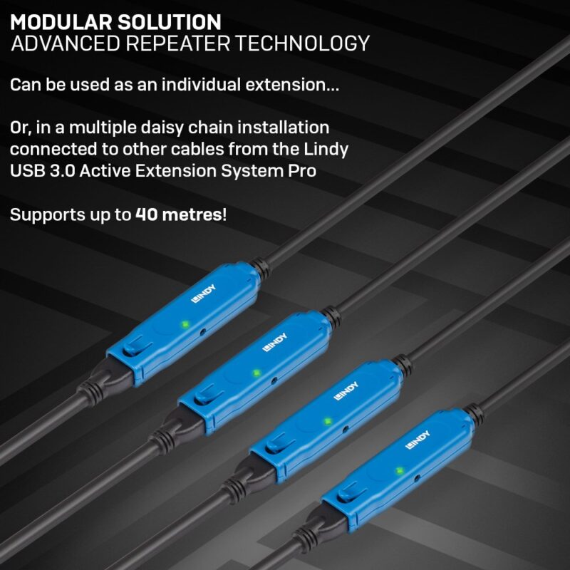 CABLE USB3 EXTENSION 10M/43157 LINDY