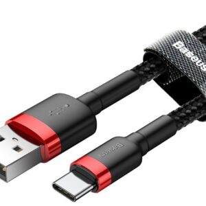 BASEUS KABEL CAFULE 2A 2M (CZERWONO-CZARNY)