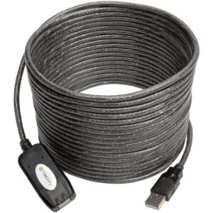 Techly IUSB-REP10TY kabel USB USB 2.0 10 m USB A Czarny