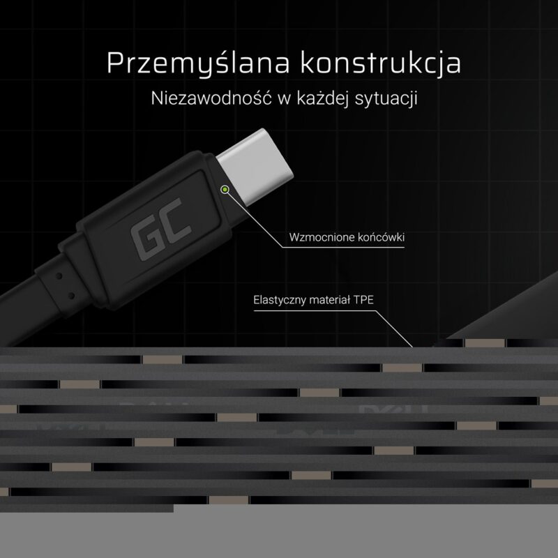 GREEN CELL KABEL USB - USB-C 25CM QUICK CHARGE 3.0