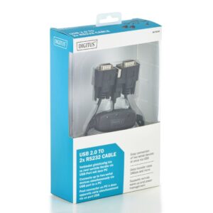 Kabel DIGITUS USB 2.0 do 2xRS232