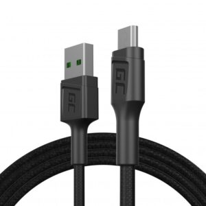 GREEN CELL KABEL KABGC20 GC POWERSTREAM USB-A - MICRO USB 120CM, SZYBKIE ŁADOWANIE ULTRA CHARGE, QC 3.0