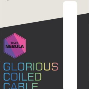 Glorious PC Gaming Race Coiled Fioletowy 1,37 m