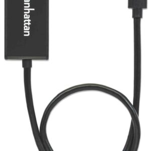 Manhattan 152259 zewnętrzna karta graficzna usb Czarny