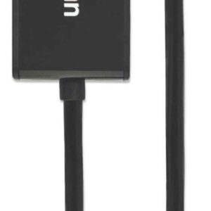 Manhattan 152259 zewnętrzna karta graficzna usb Czarny