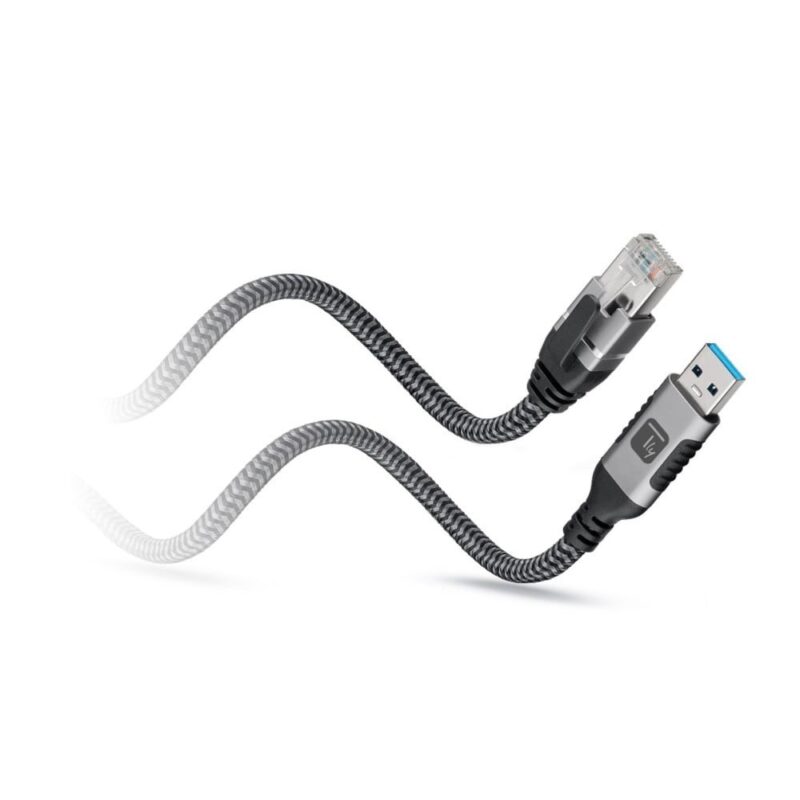 Kabel sieciowy USB-A na Gigabit Ethernet RJ45 1m Techly ICOC U3A-RJ45-010