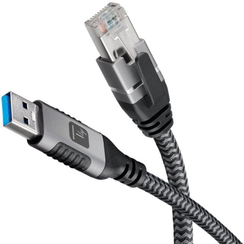 Kabel sieciowy USB-A na Gigabit Ethernet RJ45 1m Techly ICOC U3A-RJ45-010