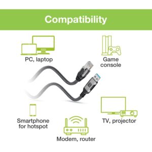 Kabel sieciowy USB-A na Gigabit Ethernet RJ45 1m Techly ICOC U3A-RJ45-010