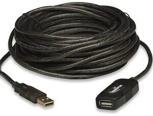 Kabel USB 2.0 przedłużacz aktywny USB-A na USB-A M/F 10m