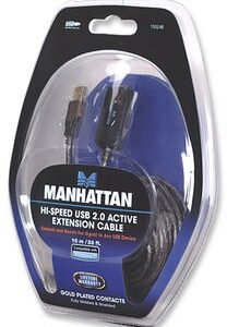 Kabel USB 2.0 przedłużacz aktywny USB-A na USB-A M/F 10m