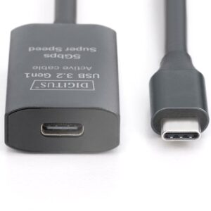 Digitus Aktywny przedłużacz USB 3.2 Gen1 5G, USB-C - USB-C, 10 m