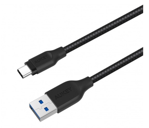 AUKEY KABEL USB-A - USB-C, 5GBPS, QC 15W, OPLOT,2M