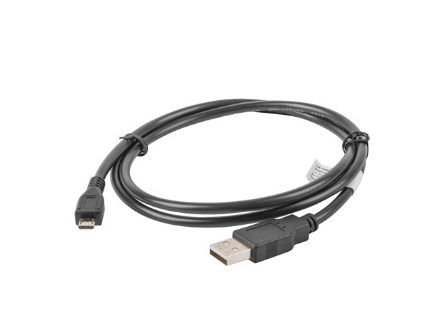 Kabel Lanberg CA-USBM-10CC-0010-BK (USB 2.0 M - Micro USB M; 1m; kolor czarny)
