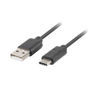 Kabel Lanberg CA-USBO-10CU-0005-BK (USB 2.0 typu A - USB typu C ; 0,50m; kolor czarny)