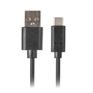 Kabel Lanberg CA-USBO-10CU-0005-BK (USB 2.0 typu A - USB typu C ; 0,50m; kolor czarny)