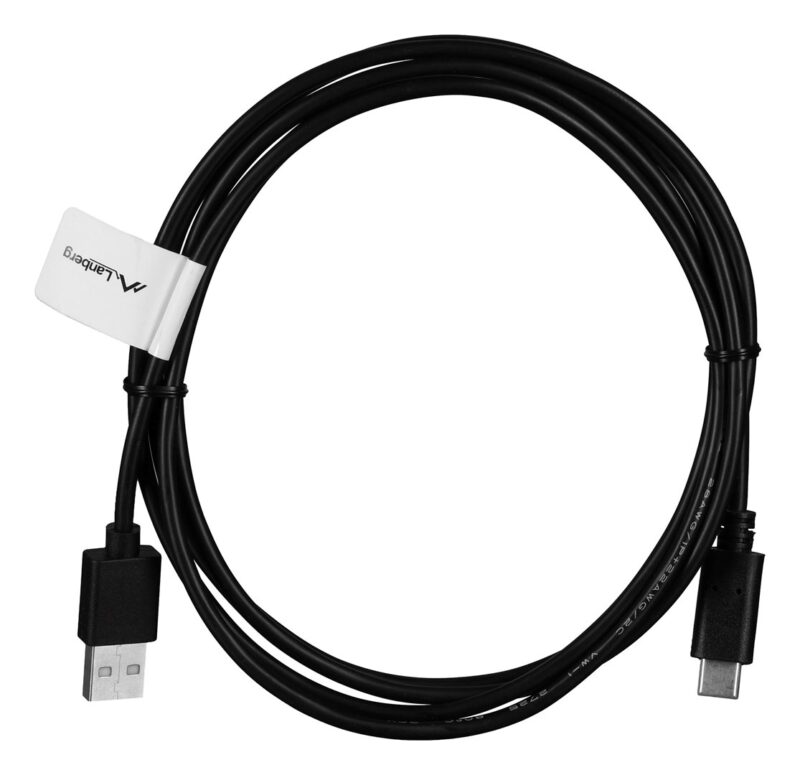 zdjecie-1750867658.jpg Lanberg QC 3.0 | Kabel USB-A – USB-C 1,8 m | USB 2.0 | Czarny