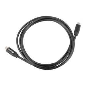 LANBERG KABEL USB-C 2.0 M/M 1M PREMIUM QC 4.0 POWER DELIVERY 60W CZARNY CA-CMCM-40CU-0010-BK