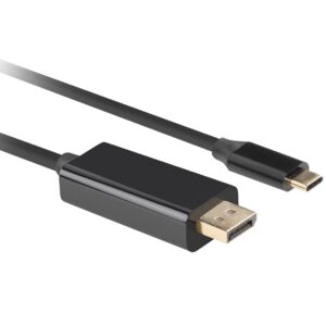 LANBERG KABEL USB-C(M)->DISPLAYPORT(M) 3M 4K 60HZ CZARNY CA-CMDP-10CU-0030-BK