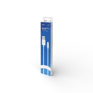 Kabel SAVIO CL-126 (USB typu C - USB 2.0 typu A ; 1m; kolor biały)
