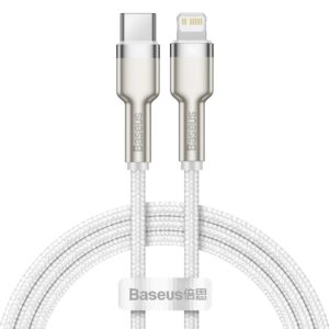 BASEUS KABEL USB-C LIGHTNING CAFULE PD 1M BIAŁY