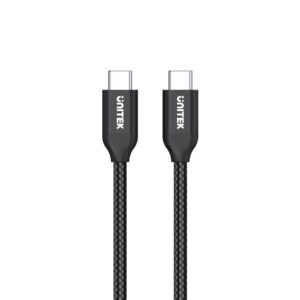 UNITEK KABEL USB-C - USB-C, PD 100W, C14059BK