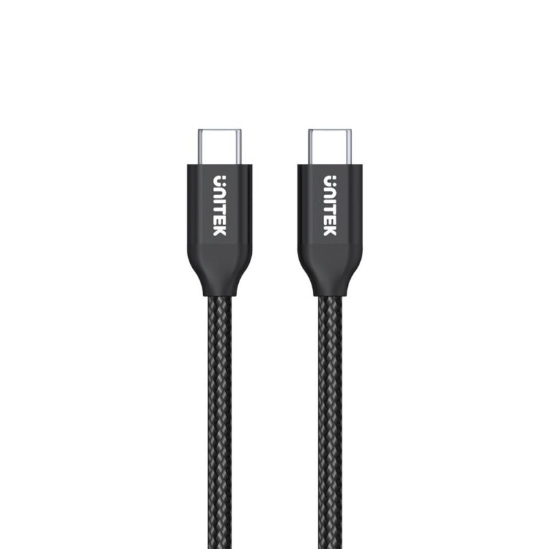 UNITEK KABEL USB-C - USB-C, PD 100W, C14059BK