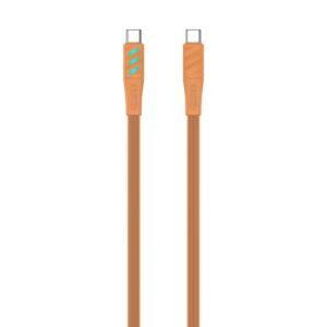 Kabel do ładowania Havit Typ C CB6254 pomarańczowy