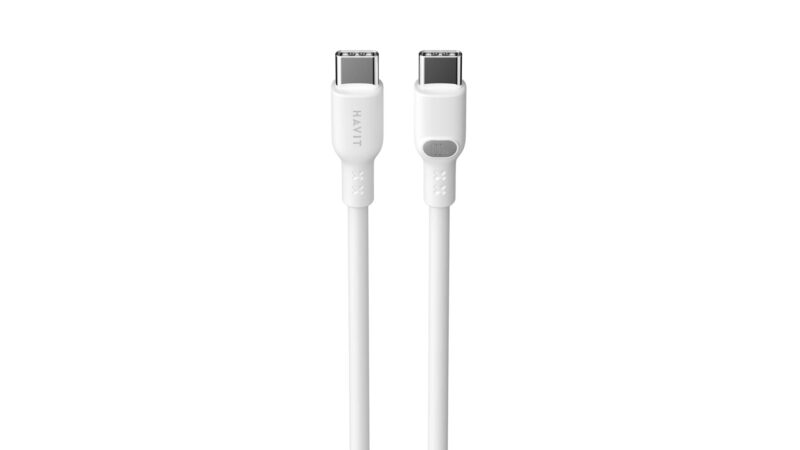 Kabel Havit Typ C-Typ C CB6280 (biały; 100cm)