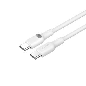 Kabel Havit Typ C-Typ C CB6280 (biały; 100cm)