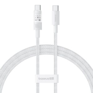 Kabel Baseus Gem Typ C-Typ C 100W 1m (biały)