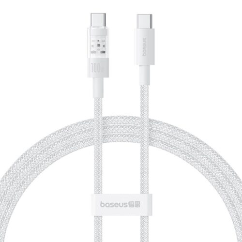Kabel Baseus Gem Typ C-Typ C 100W 1m (biały)