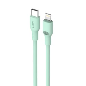 Kabel Havit Typ C-Lightning CB6281 1.0m (zielony)