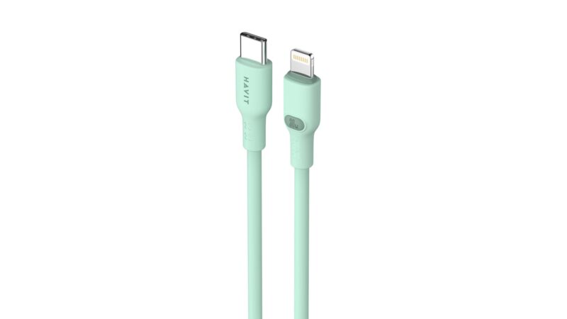 Kabel Havit Typ C-Lightning CB6281 1.0m (zielony)