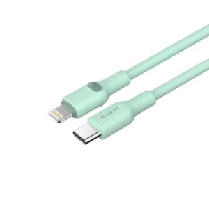 Kabel Havit Typ C-Lightning CB6281 1.0m (zielony)