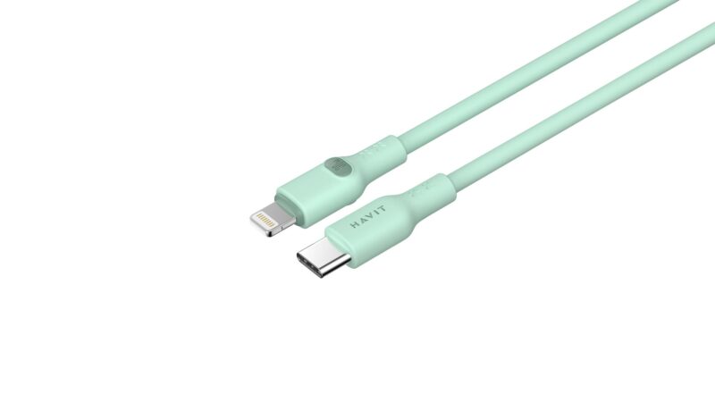 Kabel Havit Typ C-Lightning CB6281 1.0m (zielony)
