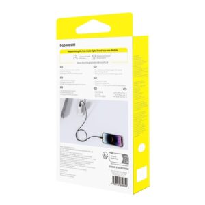 zdjecie-1750868411.jpg Baseus Dura USB‑A → Lightning 2.4 A | Kabel 1 m | Czarno‑złoty pleciony