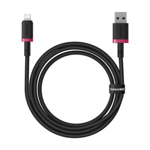 Kabel Baseus Dura 2.4A 1m (czerwono-czarny)