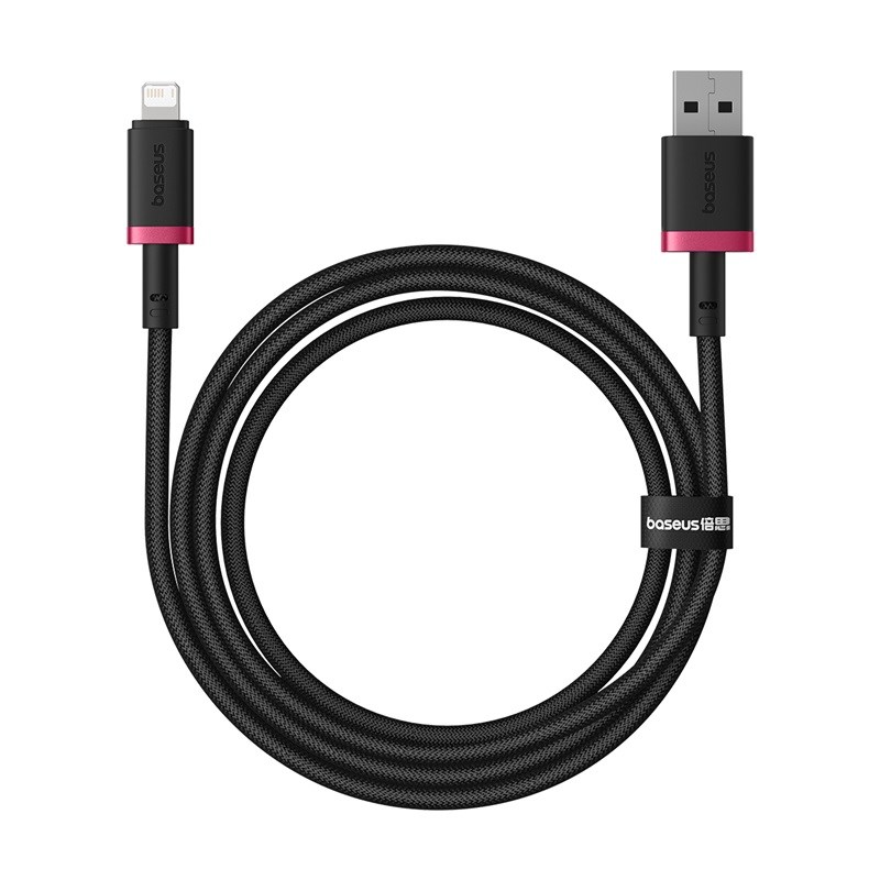 Kabel Baseus Dura 2.4A 1m (czerwono-czarny)