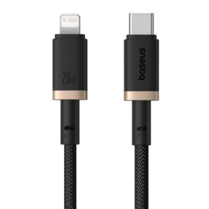Kabel Baseus Dura Typ C 20W 1m (czarno-złoty)