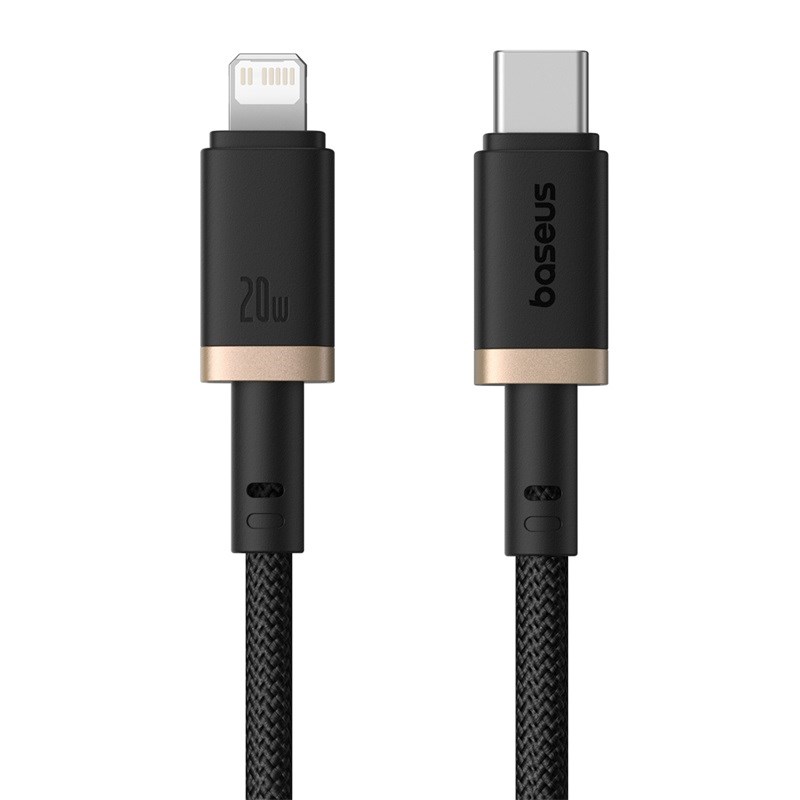 Kabel Baseus Dura Typ C 20W 1m (czarno-złoty)