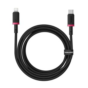 Kabel Baseus Dura Typ C 20W 2m (czerwono-czarny)