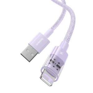 Kabel Baseus Gem 2.4A 2m (fioletowy)