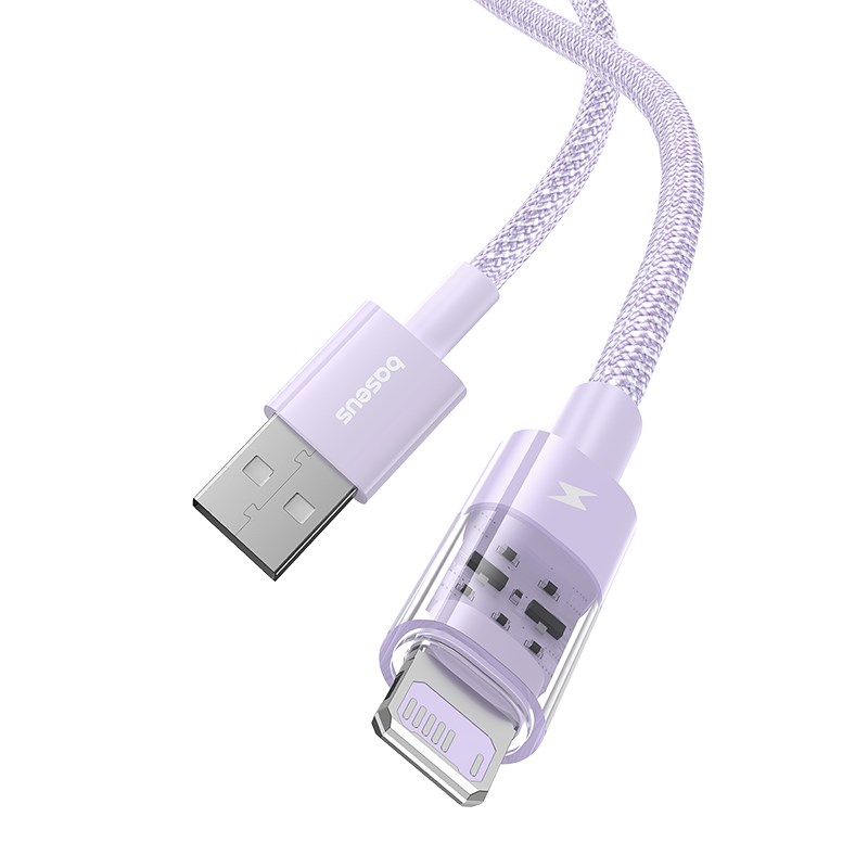 Kabel Baseus Gem 2.4A 2m (fioletowy)