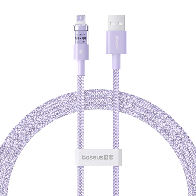 Kabel Baseus Gem 2.4A 1m (fioletowy)