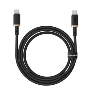 Kabel Baseus Dura Typ C-Typ C 100W 1m czarno-złoty