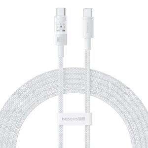Kabel Baseus Gem Typ C-Typ C 100W 2m (biały)